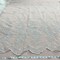 1 Yard Silver Beaded Embroidered Lace Fabric on Polyester Net Mesh for Bridal and Evening Couture – 52"